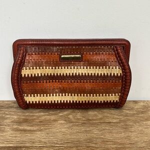 Isabella Fiore woven clutch (w/ optional shoulder strap)